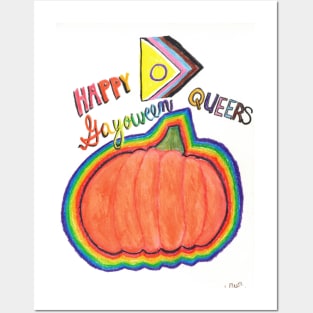 Happy Gayoween Queers Posters and Art